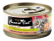 Fussie Cat Tuna with Prawns Can Cat Food 2.82oz by Pet Food Warehouse