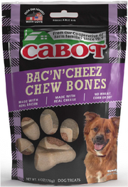 Cabot Bac'n Cheese Bones Dog Treat 6oz by Pet Food Warehouse