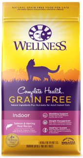 Wellness Complete Health GF Indoor Salmon Cat Food 2lb-4oz by Pet Food Warehouse