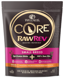 Wellness Core RawRev Small Breed Turkey Chicken Dog Food 4lb by Pet Food Warehouse