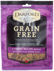 Darford Sm Grain Free Turkey Heart Dog Treat 12oz by Pet Food Warehouse