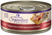 Wellness Core Signature Selects Flaked Tuna Salmon Cat Food 2.8oz by Pet Food Warehouse