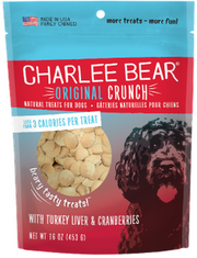 Charlee Bear Turkey Liver Cranberry Dog Treat 16oz by Pet Food Warehouse