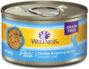Wellness Complete Health Chicken Herring Cat Food 3oz by Pet Food Warehouse