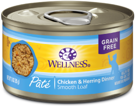 Wellness Complete Health Chicken Herring Cat Food 3oz by Pet Food Warehouse