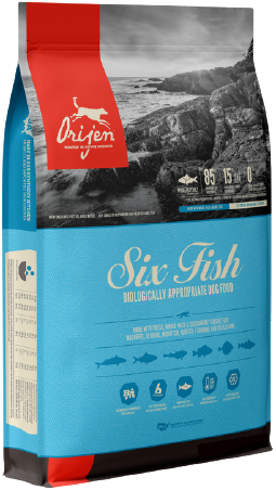 Orijen 6 Fish Adult Dog Food 23.5lb by Pet Food Warehouse