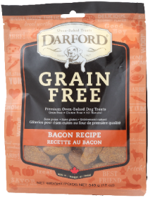 Darford Grain Free Bacon Heart Dog Treat 12oz by Pet Food Warehouse