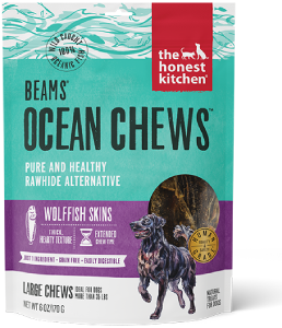 Honest Kitchen Wolf Fish Skins Dog Treat 6oz by Pet Food Warehouse