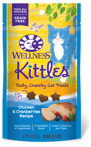 Wellness Kittles Chicken & Cranberry Cat Treat 2oz by Pet Food Warehouse
