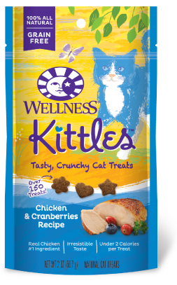 Wellness Kittles Chicken & Cranberry Cat Treat 2oz by Pet Food Warehouse