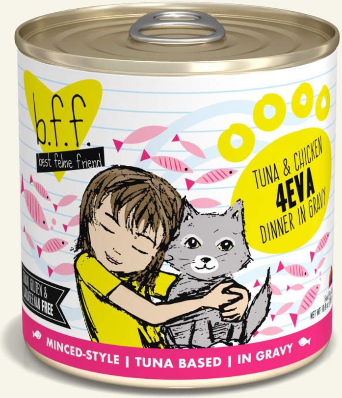 BFF 4eva Tuna Chicken Cat Food 10oz by Pet Food Warehouse