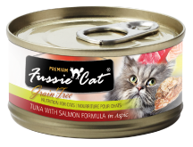 Fussie Cat Tuna with Salmon Can Cat Food 2.82oz by Pet Food Warehouse