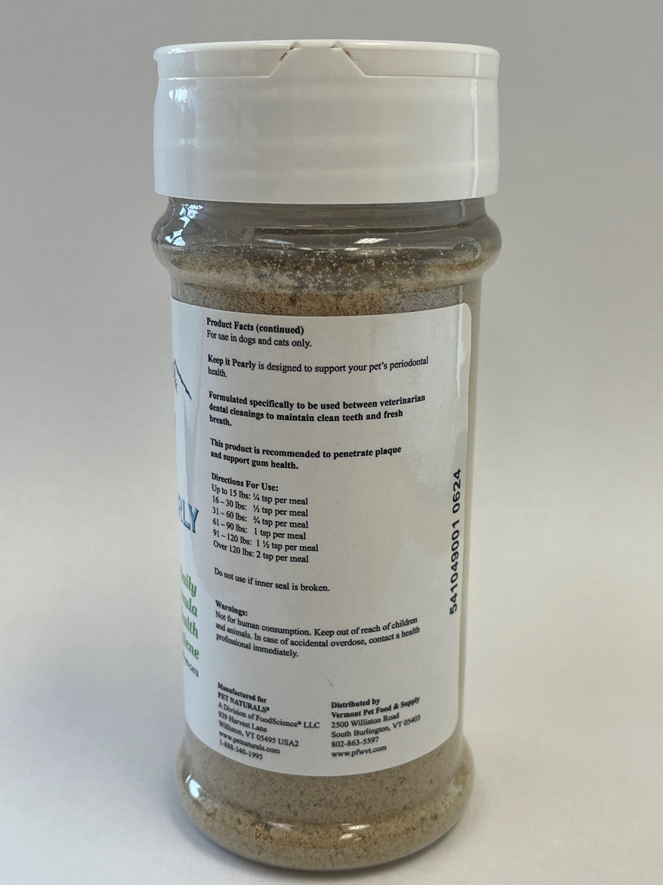 USA Animal Nutrition Keep It Pearly Dental Powder 4.2oz by Pet Food Warehouse