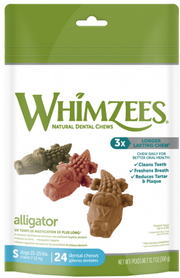 Whimzees Small Alligator Dental Chew 12oz by Pet Food Warehouse