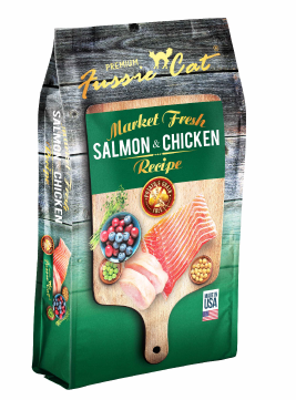 Fussie Cat Salmon & Chicken Dry Cat Food 10lb by Pet Food Warehouse