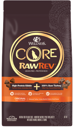 Wellness Core RawRev Turkey Chicken Adult Dog Food 20lb by Pet Food Warehouse