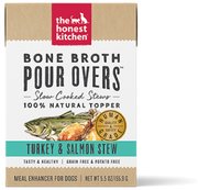 Honest Kitchen Pour Overs Turkey & Salmon Bone Broth Dog Food 5.50z by Pet Food Warehouse