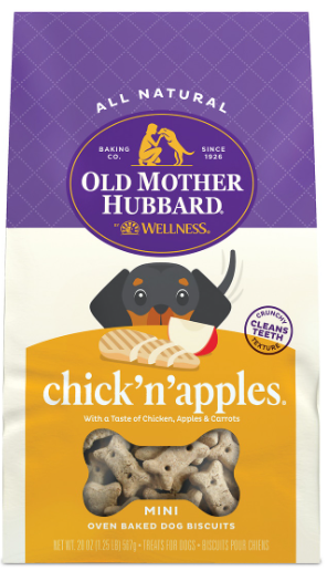 Old Mother Hubbard Mini Chicken N Apple Dog Treat 20oz by Pet Food Warehouse
