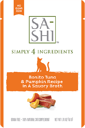 Sashi Tuna & Pumpkin Pouch Cat 1.76oz by Pet Food Warehouse
