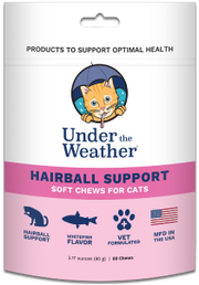30 Count Under the Weather Hairball Support Cat Chews by Pet Food Warehouse