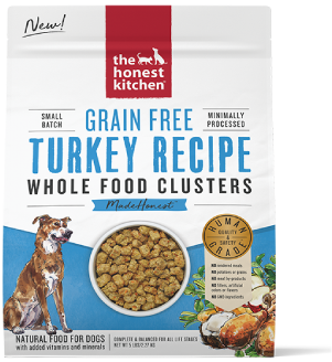 Honest Kitchen Whole Food Clusters Grain Free Turkey Dog Food 20# by Pet Food Warehouse