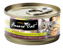 Fussie Cat Tuna with Clam Can Cat Food 2.82oz by Pet Food Warehouse