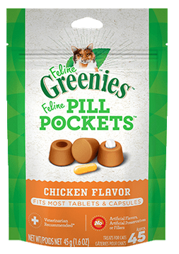 Pill Pocket Cat Chicken 45 Count by Pet Food Warehouse