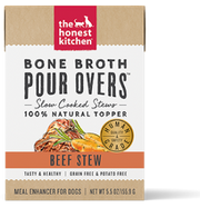 Honest Kitchen Pour Overs Beef Bone Broth Dog Food 5.50z by Pet Food Warehouse