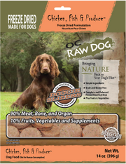 OC Raw Freeze Dried Chicken & Fish Sliders Dog Food 14oz by Pet Food Warehouse