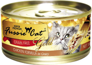 Fussie Cat Gold Chicken with Gravy Can Cat Food 5.5oz by Pet Food Warehouse