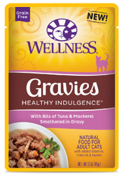 Wellness Healthy Indulgence Gravies Tuna Mackeral Cat Food 3oz by Pet Food Warehouse