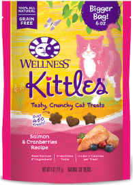 Wellness Kittles Salmon & Cranberries Cat Treats 6oz by Pet Food Warehouse
