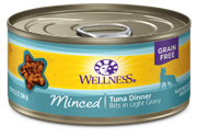 Wellness Minced Tuna Dinner Cat Food 5.5oz by Pet Food Warehouse
