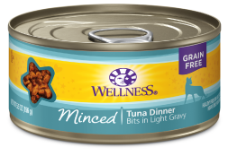 Wellness Minced Tuna Dinner Cat Food 5.5oz by Pet Food Warehouse