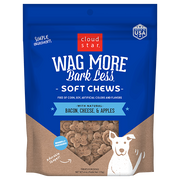 Cloud Star Wag More Soft Bacon Cheese Apple Dog Treat 6oz by Pet Food Warehouse