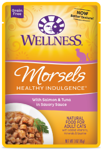 Wellness Healthy Indulgence Salmon Tuna Cat Food 3oz by Pet Food Warehouse