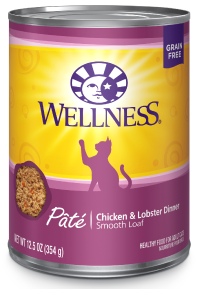 Wellness Complete Health Chicken Lobster Cat Food 12.5oz by Pet Food Warehouse