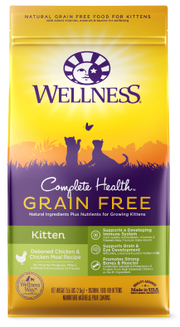 Wellness Complete Health GF Chicken Kitten Cat Food 5lb-8oz by Pet Food Warehouse