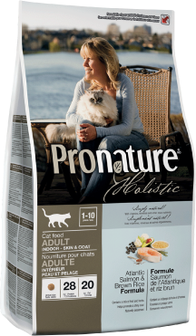 Pronature Holistic Cat Salmon Skin & Coat Cat Food 6lb by Pet Food Warehouse