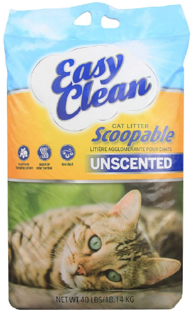 Pestell Easy Clean Scoopable Cat Litter 40lb by Pet Food Warehouse