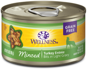 Wellness Minced Turkey Entree Cat Food 3oz by Pet Food Warehouse