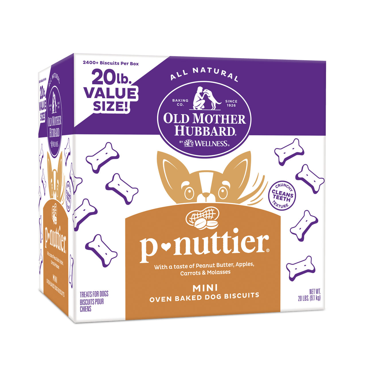 Old Mother Hubbard Mini Peanut Dog Treat 20# by Pet Food Warehouse