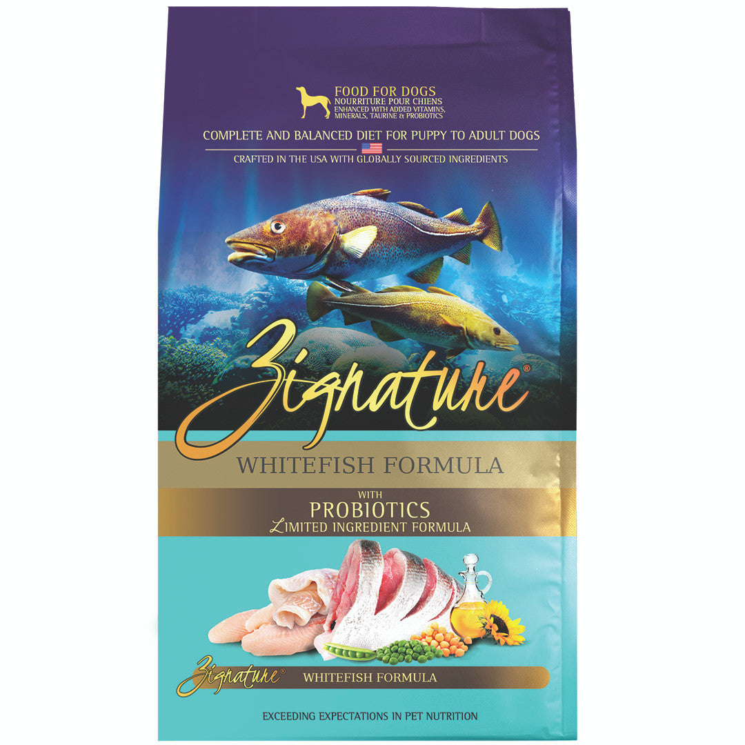Zignature Whitefish Dog Food Dry 12.5lb by Pet Food Warehouse