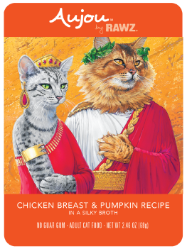 Rawz Aujou Chicken & Pumpkin Pouch Cat Food 2.5oz by Pet Food Warehouse