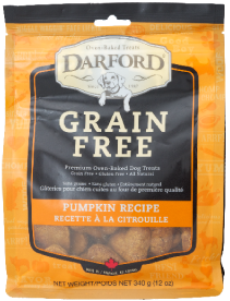 Darford Grain Free Pumpkin Heart Dog Treat 12oz by Pet Food Warehouse