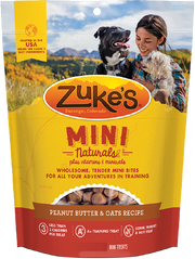 Zuke's Mini Naturals Peanut Butter Dog Treat 6oz by Pet Food Warehouse