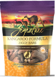 Zignature Ziggy Bars Treats Kangaroo Dog Treat 12oz by Pet Food Warehouse