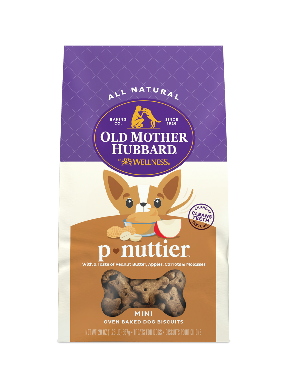 Old Mother Hubbard Mini Extra Tasty Peanut Dog Treat 20oz by Pet Food Warehouse