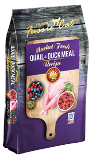 Fussie Cat Quail & Duck Meal Dry Cat Food 10lb by Pet Food Warehouse