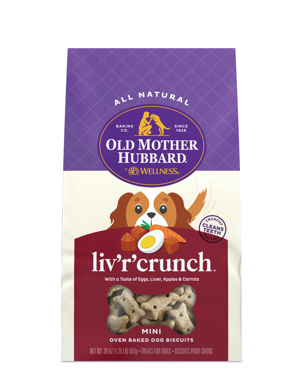 Old Mother Hubbard Mini Extra Tasty Liv'r'crunch Dog Treat 20oz by Pet Food Warehouse